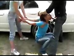 Crazy girl partners up with boyfriend and helps him rape other girls.